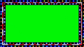 Kinemaster Light Frame Green Screen Frame Video Border Line | FGP Photo Frame Green Video