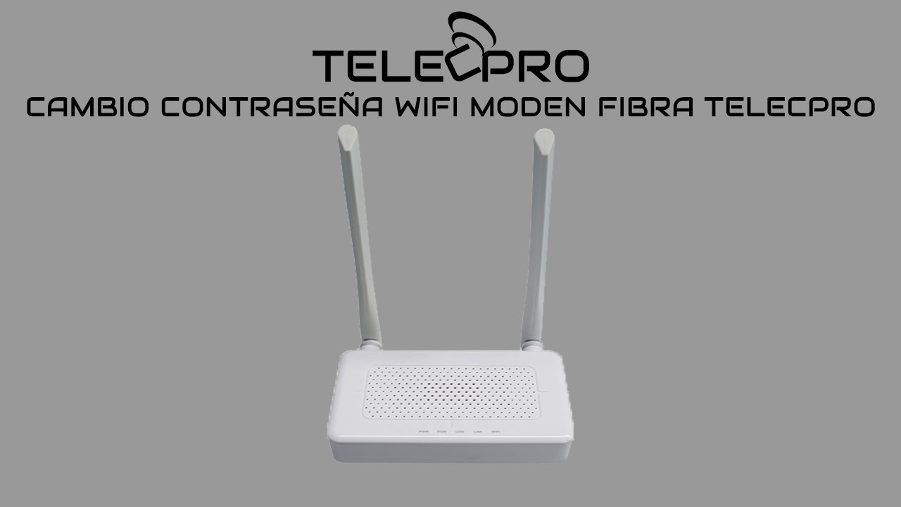 CAMBIO DE CLAVE ROUTER FIBRA OPTICA C DATA YouTube