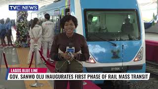 Gov. Sanwo-Olu Inaugurates First Phase of Blue Rail Line