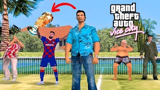 What Happens If Tommy Meets Messi in GTA Vice City? (Secret Mission)