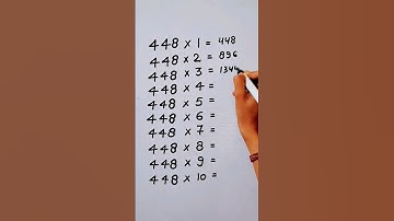 Write the Table of 448 in 16 second only..#maths #mathshack #mathstricks ‎@study_care0 