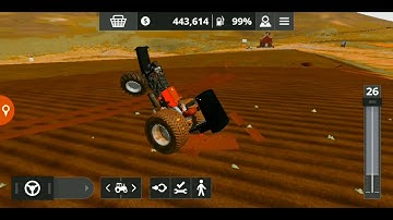 Farming simulator 20 (New Indian Hmt 5911 Modified Tractor Mod Drive)Game Play