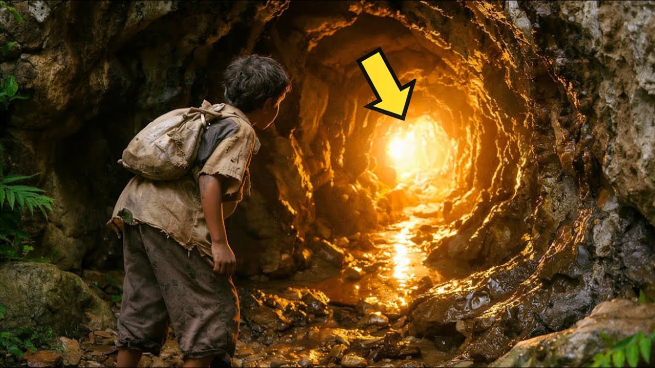 NIÑO EXPULSADO DE CASA SE ESCONDE EN UNA CUEVA… Y LO QUE VE CAMBIA SU VIDA
