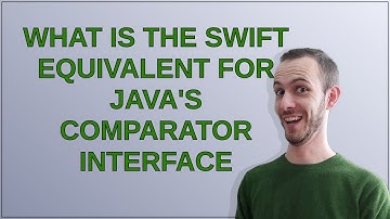 What is the Swift equivalent for Java