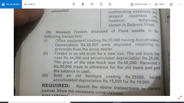 DEPRECIATION 2013 REGULAR QUESTION 3B | BCOM PART 1 ACCOUNTING