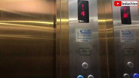 Dán sticker cửa thang máy tiếng anh là gì
