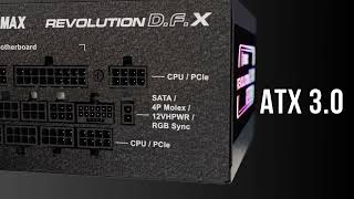 POWER SUPPLY PSU ENERMAX REVOLUTION D.F. X PCIE5 ATX 3.0 1050W 80+ GOLD FULL MODULAR