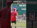 Couldn’t See the Ball or Batter😂 #dingersornothing #wiffleball #baseball #shorts