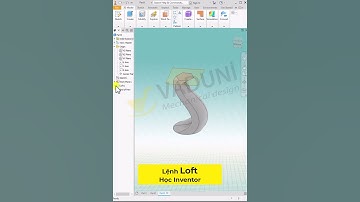 Hướng dẫn sử dụng lệnh Loft để tạo khối trong Inventor