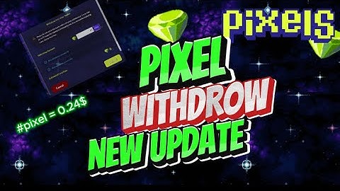 How To PIXEL Withdraw for ronin wallet .new update.#pixelgame #emoney #pixelcreator