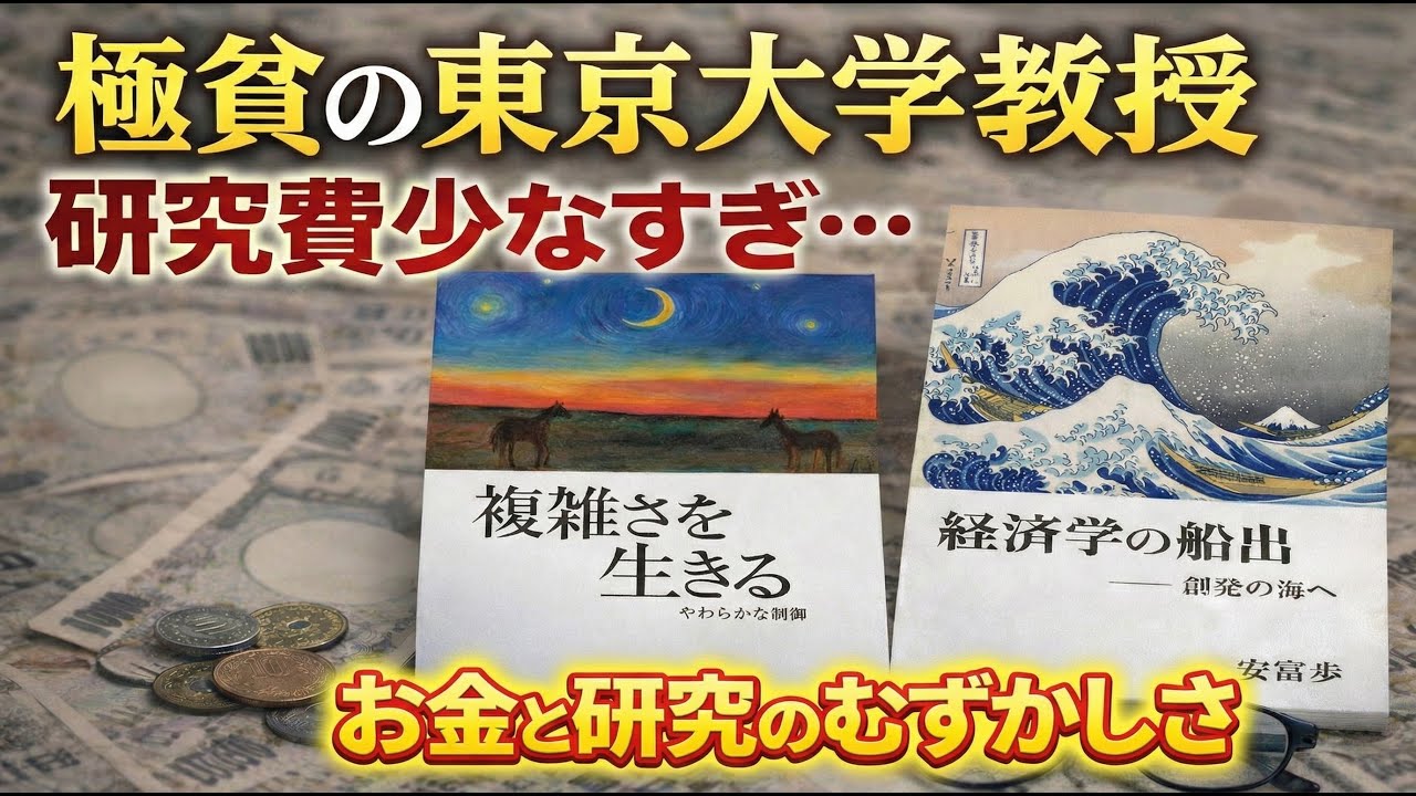On the difficulties of research and money. Ayumu Yasutomi