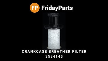 Crankcase Breather Filter 3584145 for Volvo Penta Engine D4 D6 D9