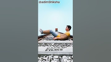 3d medical animation How to Survive If You’re Tied to Train Tracks 😱🚂 |   #shortsfeed #shorts