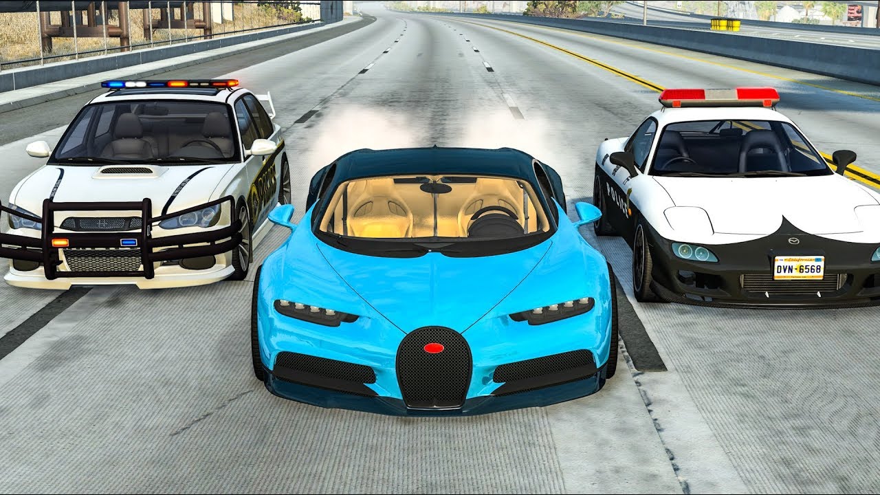 EPIC POLICE CHASES #27 - BeamNG Drive Staisfying Crashes | CRASHdriven