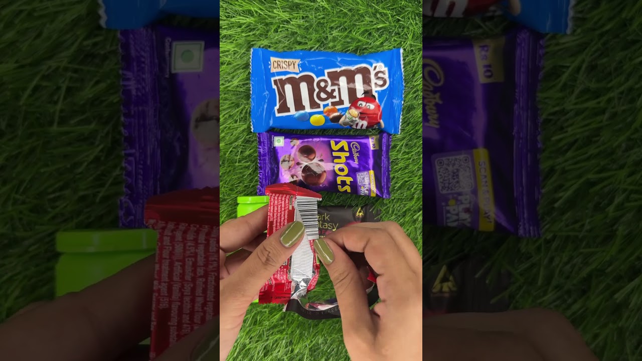 Satisfying ASMR 5Star Rainbow Candy & Dairy Milk Chocolate Kitkat JOLLY Unboxing with Skittles M&M