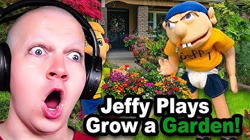 Steak Reacts to SML Movie: Jeffy Plays Grow a Garden!