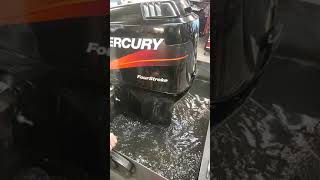 Mercury F90 4-storke carb idle