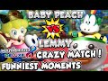 Lemmy Vs Baby Peach !! Mario Kart 8 Deluxe !! Race & Battle Match !! ᴴᴰ