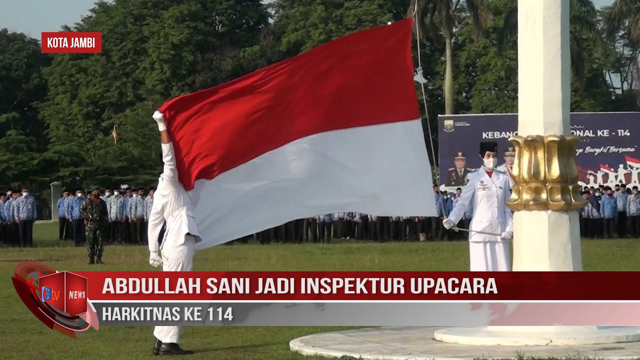 ABDULLAH SANI JADI INSPEKTUR UPACARA HARKITNAS KE 114