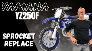 Yamaha YZ250f - Chain / Sprocket Replace + Chain Tighten by Mid Nebraska Motorsports 206 views 2 months ago 14 minutes, 47 seconds