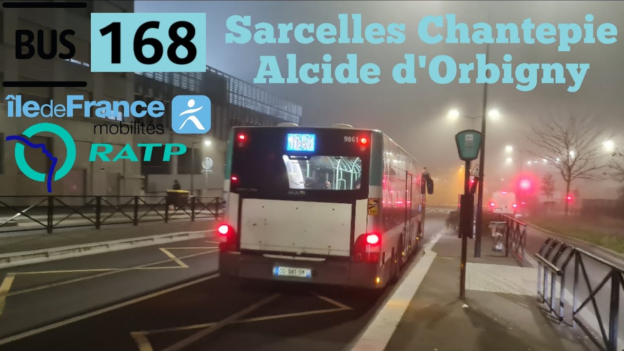 Bus 168 Ratp man lion s'city Le Trajet Entre Sarcelles Chantepie ...