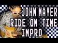 Ride On Time【John Mayer Style Blues Guitar Improvisation / Solo】Tatsuro Yamashita [City Pop]