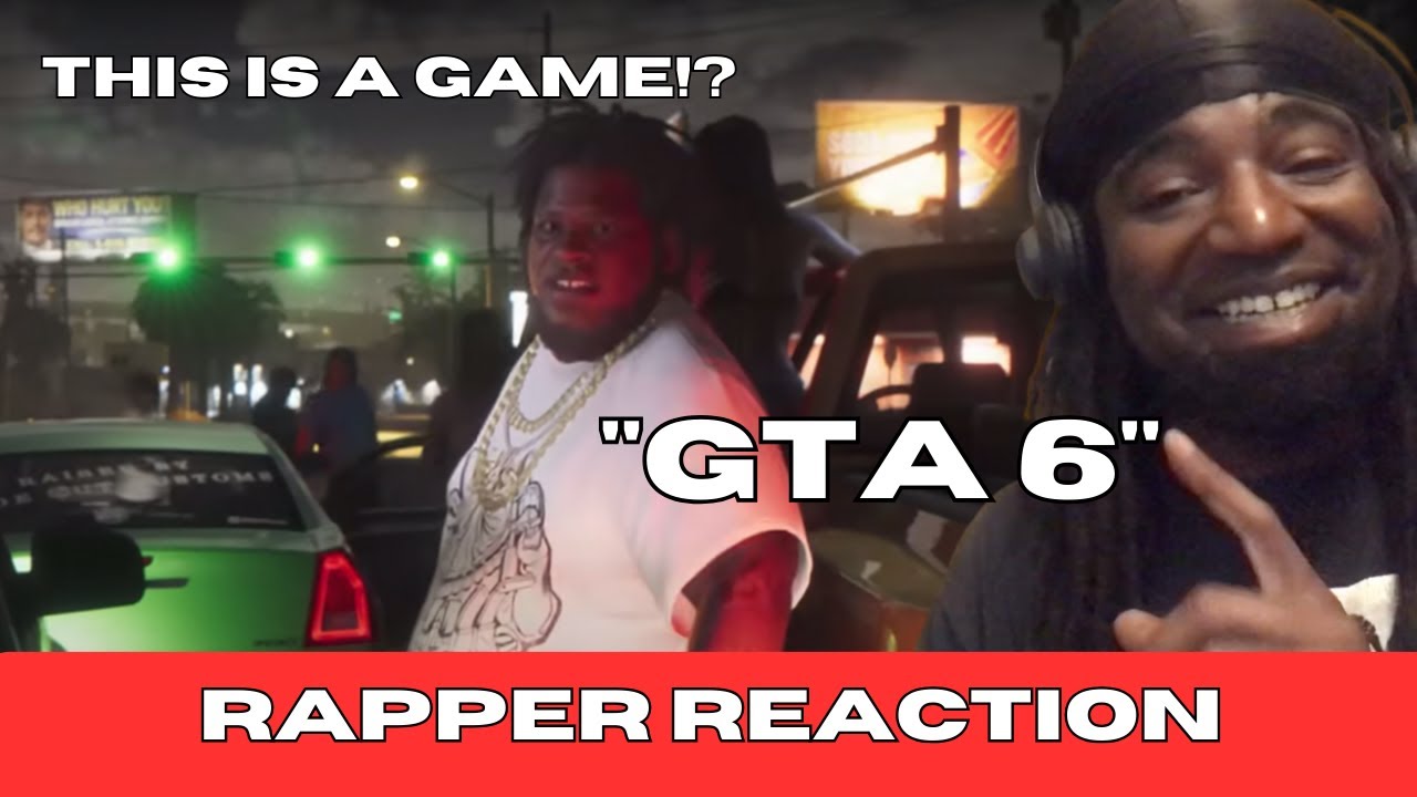 GTA 6 Trailer 1 - Rapper Reaction (This IS WILD!) - YouTube