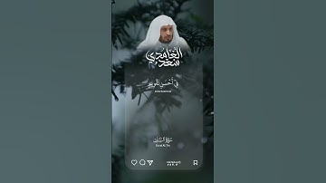 سورة التين - سعد الغامدي - حالة واتس اب قران Quran
