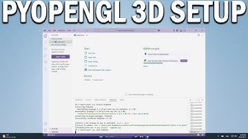 How To Implement 3D Graphics in Python Install PyOpenGL in VS Code for OpenGL Development
