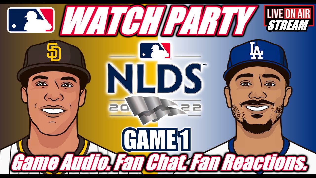 Dodgers VS Padres NLDS ⚾ MLB🟢 LIVE Stream Watch Party #MLB #LADvsSD PlayByPlay Audio Fan Reactions.