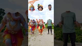 Jay Ganesha Deva Lord Krishna Wrong Head Challenge Vfx Bhakti Video -