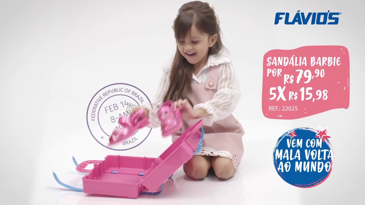 sandalia nova da barbie 2019