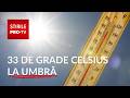 Zile toride în România. Se anunță 33 de grade Celsius la umbră