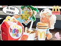 🤪 Noa & Noé vont chez McDonalds 🍔 La petite Noé mange trop de hamburgers et elle tombe malade 🤢