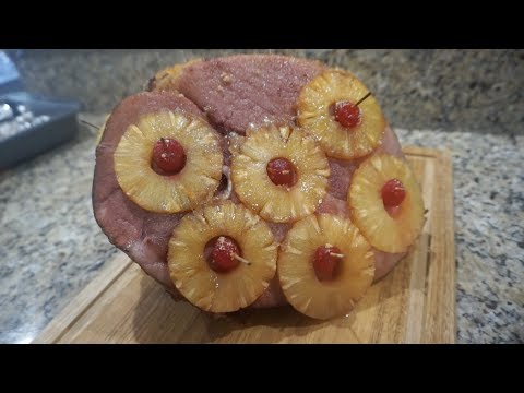 Brown Sugar Glazed Holiday Ham With Pineapple | Brining A Pre-cooked Ham | Southern Smoke Boss
