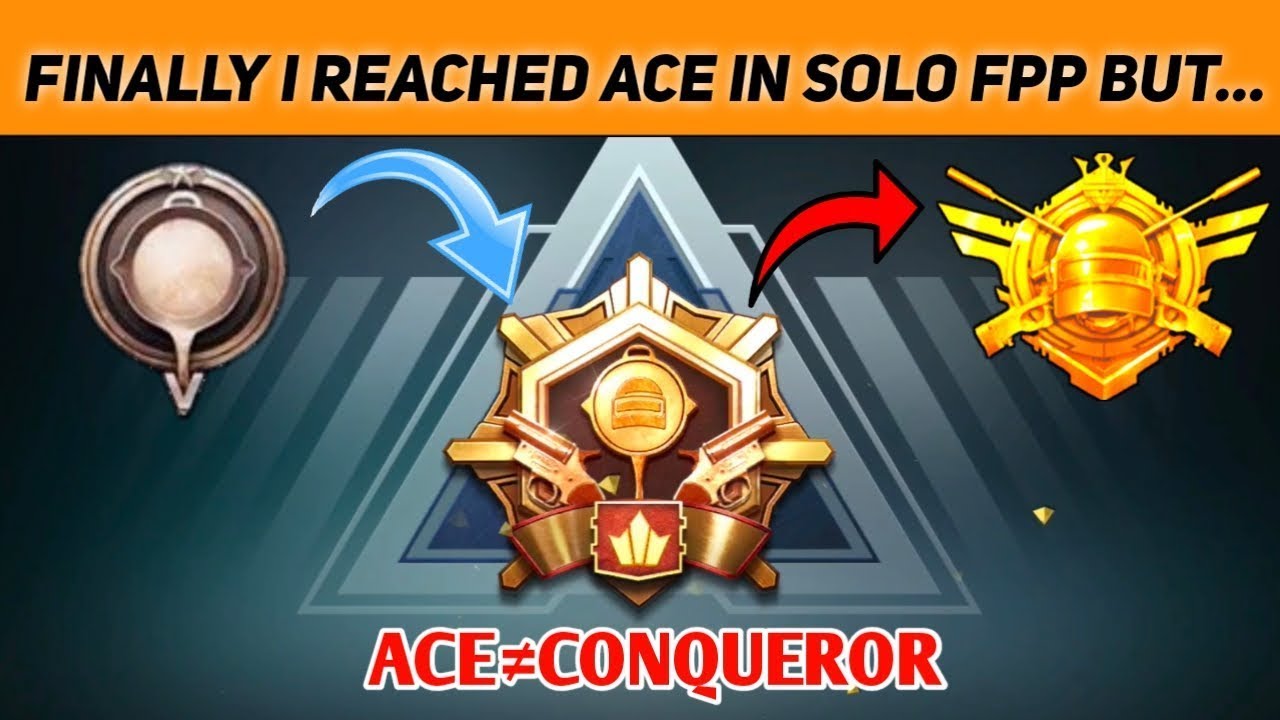 FINALLY I REACHED ACE IN SOLO FPP , BUT ACE IS EQUAL TO CONQUEROR IN C1S3 BGMI | anonYmous FPP