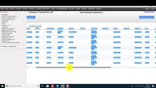 How to see inventory transaction for warehouse/materials/products in EVA ERP