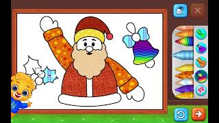 COLOUR GAMING FOR KIDS / FUN COLOURING SANTA screenshot 5