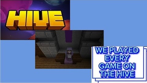Playing Every Game In The Hive Minecraft!!! Part 1