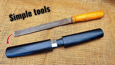 Can You Make a Knife With Simple Tools? Making a Japanese Aikuchi knife from a rusty file