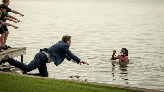 Millonario Salva a Niña Negra en el Lago — Sin Saber Que Es Su Hija Perdida - YouTube