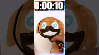 Drawing Chompy Chasey in 30Sec (Dark Pals) the 1st Floor