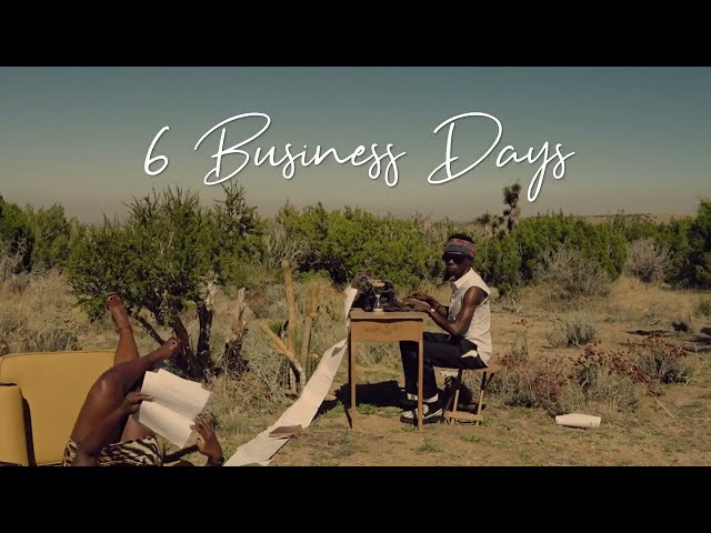 Blaqbonez (feat. Projexx) -  SIX BUSINESS DAYS [Lyric Video] class=