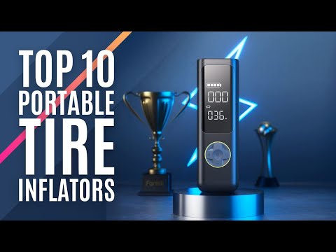 Top 10: Best Portable Tire Inflators of 2023 / Cordless Air Compressor, Car Tire Pump