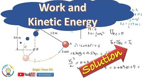 Dynamics 03_07 Work and Kinetic Energy Problem with Solution  in Kinetics of Particles
