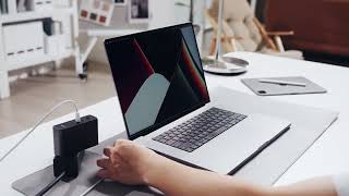 Мережевий Зарядний Пристрій Baseus Gan5 Pro 3 Порти, Usb Type-C 140W Чорний