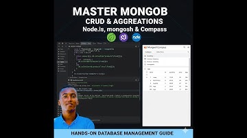 MongoDB CRUD Operations with Node.js, mongosh CLI & Compass GUI