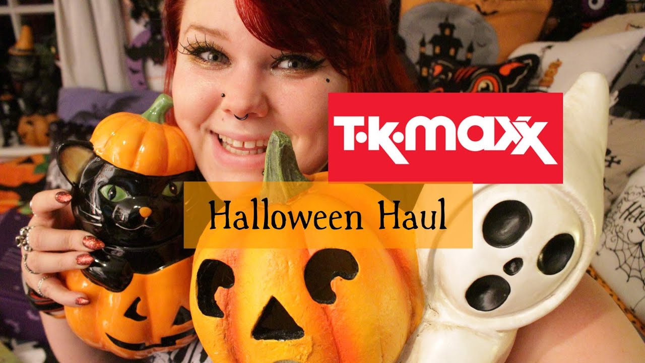 Tkmaxx Halloween Haul Lots Of Things Holding Pumpkins Youtube