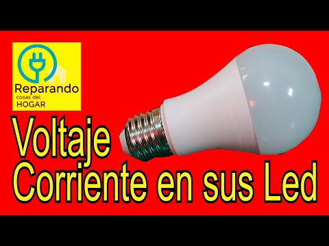 Video: ¿Cuál es el voltaje de la bombilla LED?