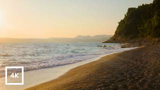 Dreamy Sunset Ocean Waves | Relaxing Beach Sounds in 4K for Sleep & Relaxation screenshot 2